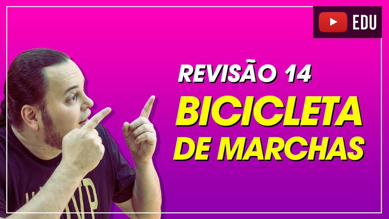 MCU | Movimento circular e uniforme | transmissão em bicicleta de marchas | aula 14