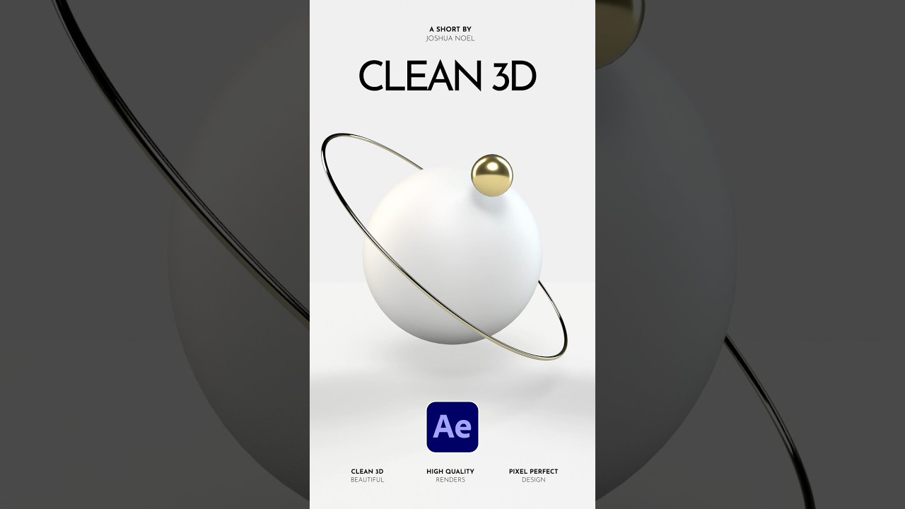 Создавайте самую чистую 3D-графику в After Effects