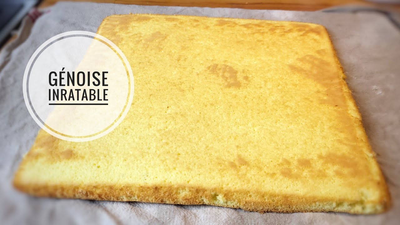 RECETTE DE GENOİSE İNRATABLE, idéale pour bûches et gâteaux roulés