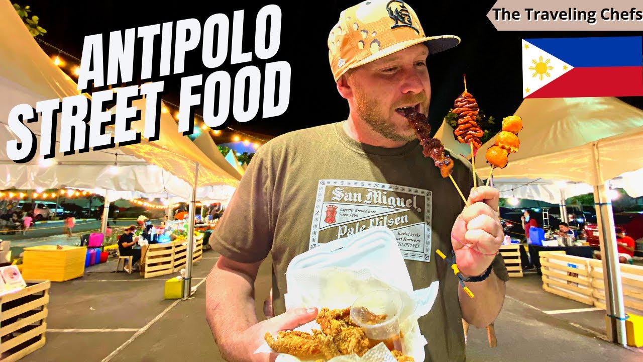 Trying FILIPINO STREET FOOD | Mercato Centrale | Robinsons Place Antipolo