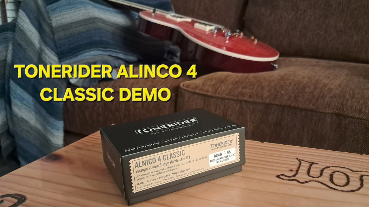 New Bridge Pickup Test! | Tonerider Alnico 4 Classic Demo