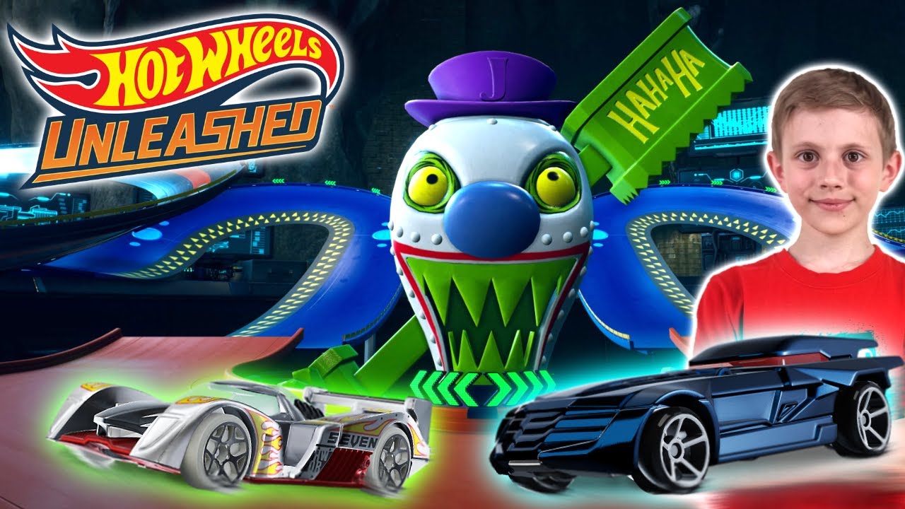Hot Wheels Unleashed - Крутые трассы c КЛОУНОМ, Динозавром, Змеёй и Пауком | Хот Вилс АНЛИШЕД