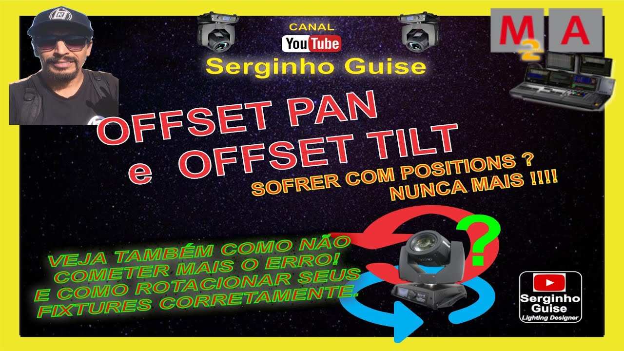 OFFSET PAN E OFFSET TILT - VEJA COMO AJUSTAR SEUS FIXTURES E POSITIONS RAPIDAMENTE PARA GRANDM.A2