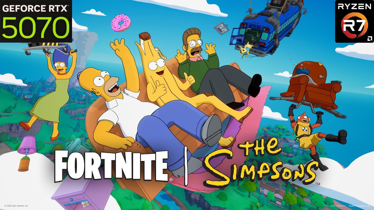 RTX 5070 - Fortnite - 1440p 1080p