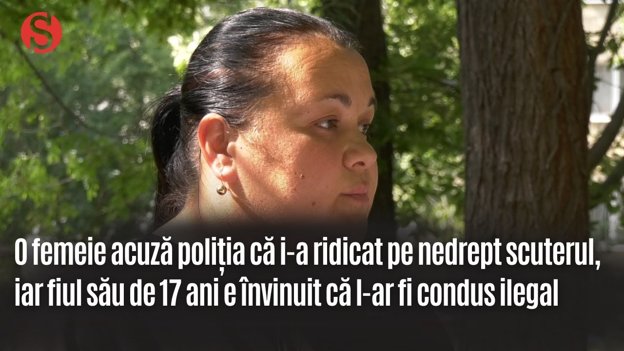 Scandal la Tocuz: O femeie acuză poliția că i-a ridicat pe nedrept scuterul