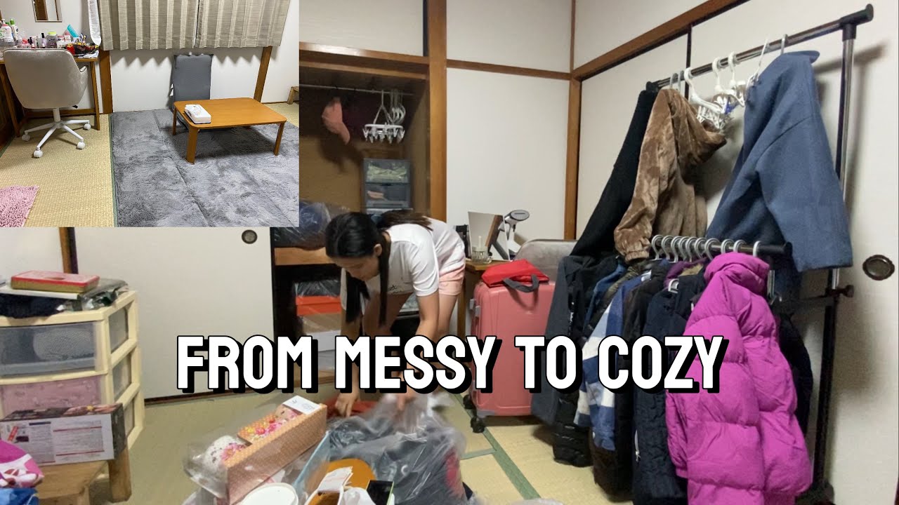 From Messy to Cozy ✨ Organizing My Japanese Room + Carpet Setup l RIYABELS