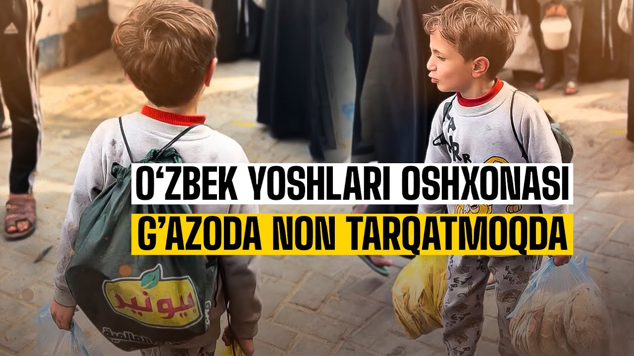 G'azo ahliga | Yomg'irli kunda issiq taom ulashildi.
