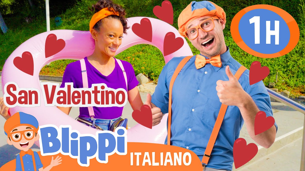 Blippi e Meekah Festeggiano San Valentino Insieme | Blippi in Italiano | Video educativi per bambini