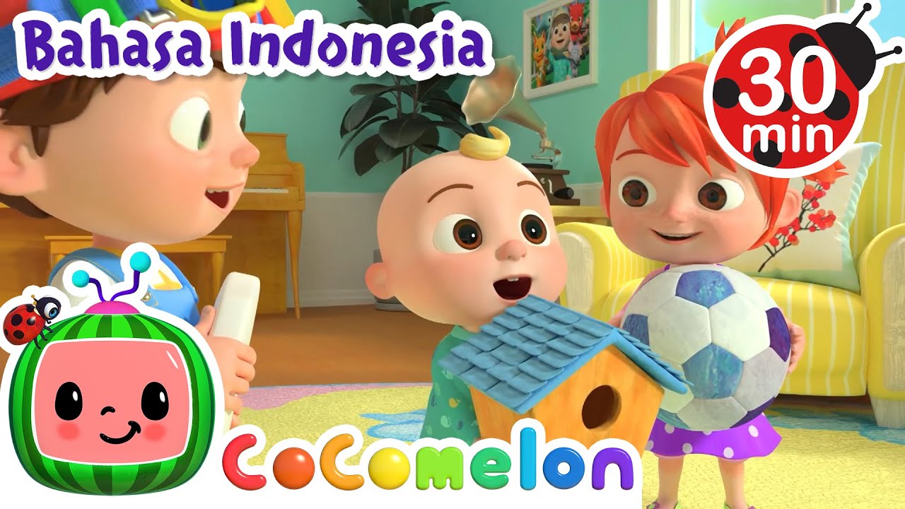 Tebak Tebakkan Bentuk! | CoComelon | Kartun dan Lagu Anak | Moonbug Kids Indonesia | Nursery Rhymes