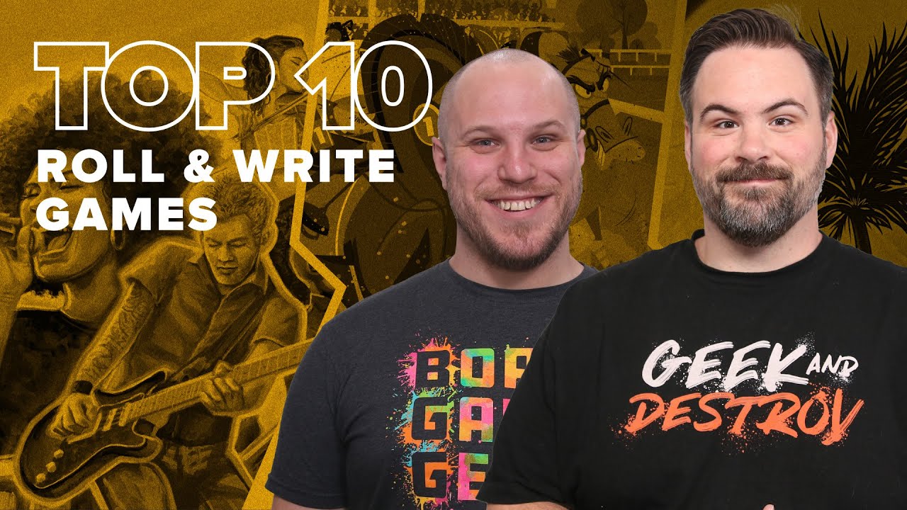 Top 10 Roll and Write Games
