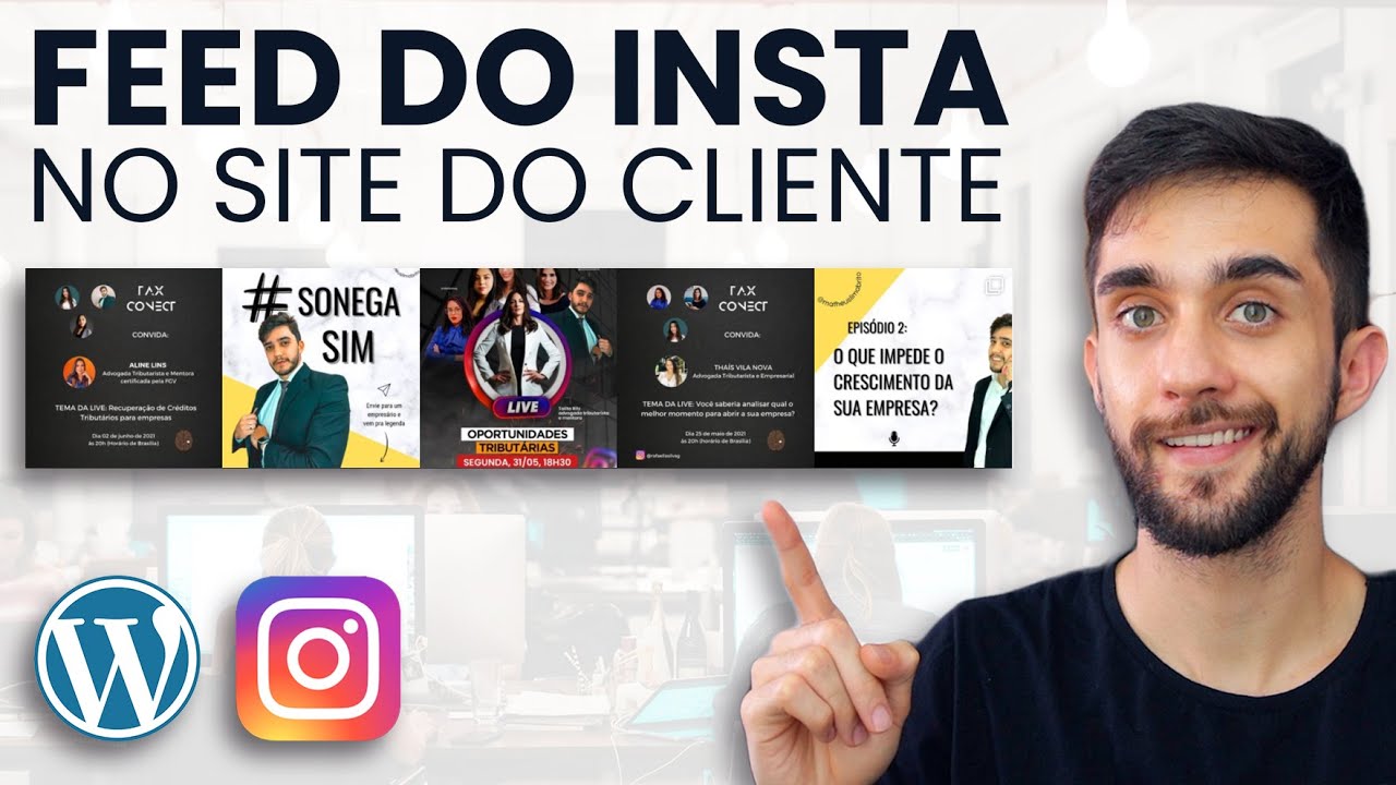 Como adicionar o Feed do Insta no site do cliente