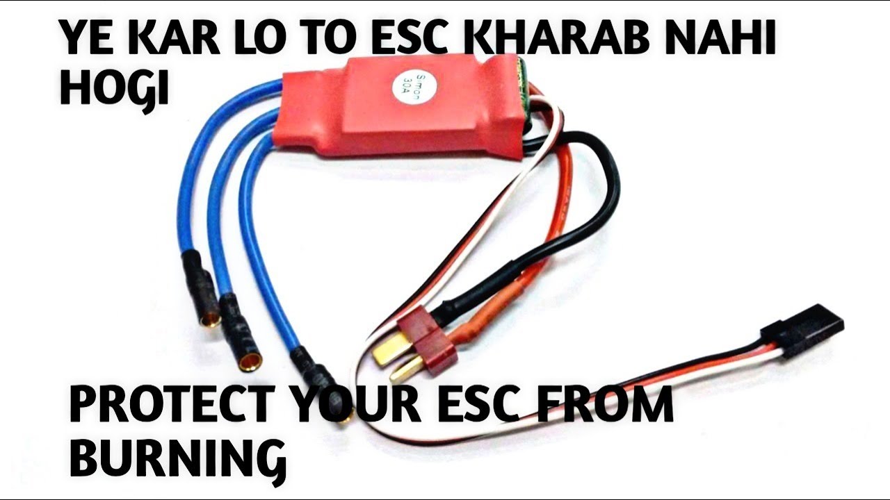 How To protect Drone ESC from Getting Burnt. How To Repair Drone Esc