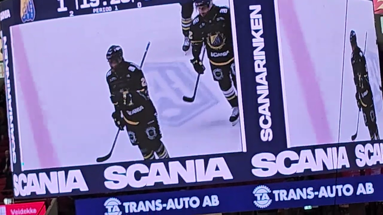 Nolan Stevens 1-0 mål och snapsvisan | SSK vs. Björklöven 2024-12-13