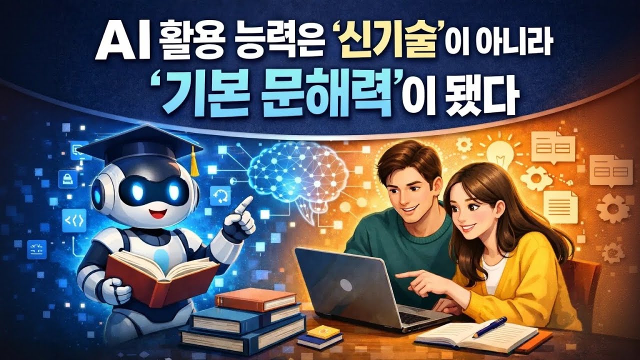 AI 활용능력은 ‘신기술’이 아니라 ‘기본 문해력’이 됐다 #1