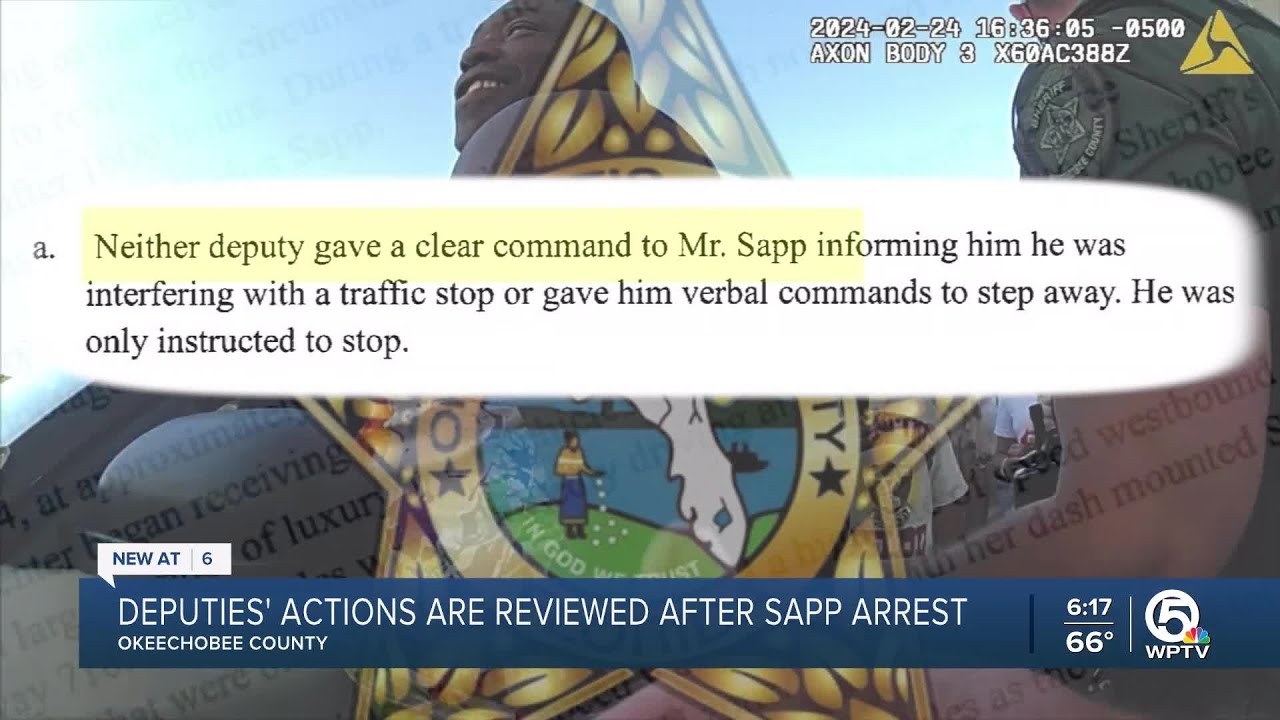Report outlines issues with Warren Sapp arrest
