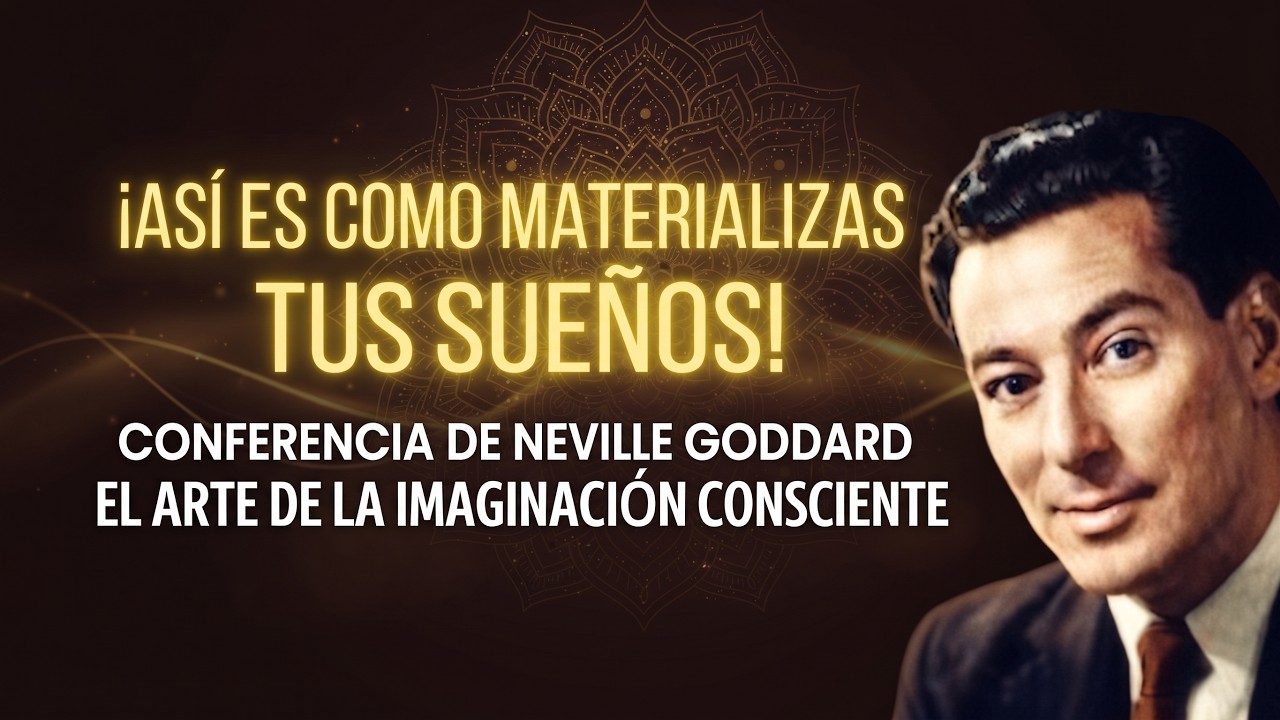 ASÍ ES COMO MATERIALIZAS TUS SUEÑOS  CONFERENCIA DE NEVILLE GODDARD