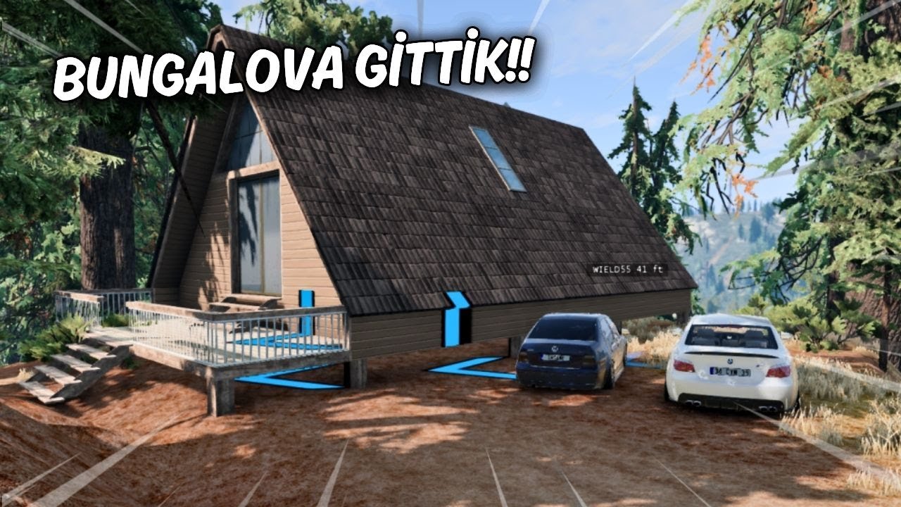 BUNGALOVA TATİL YAPMAYA GİTTİK!! - BeamNG MOD RAMPAGE V995