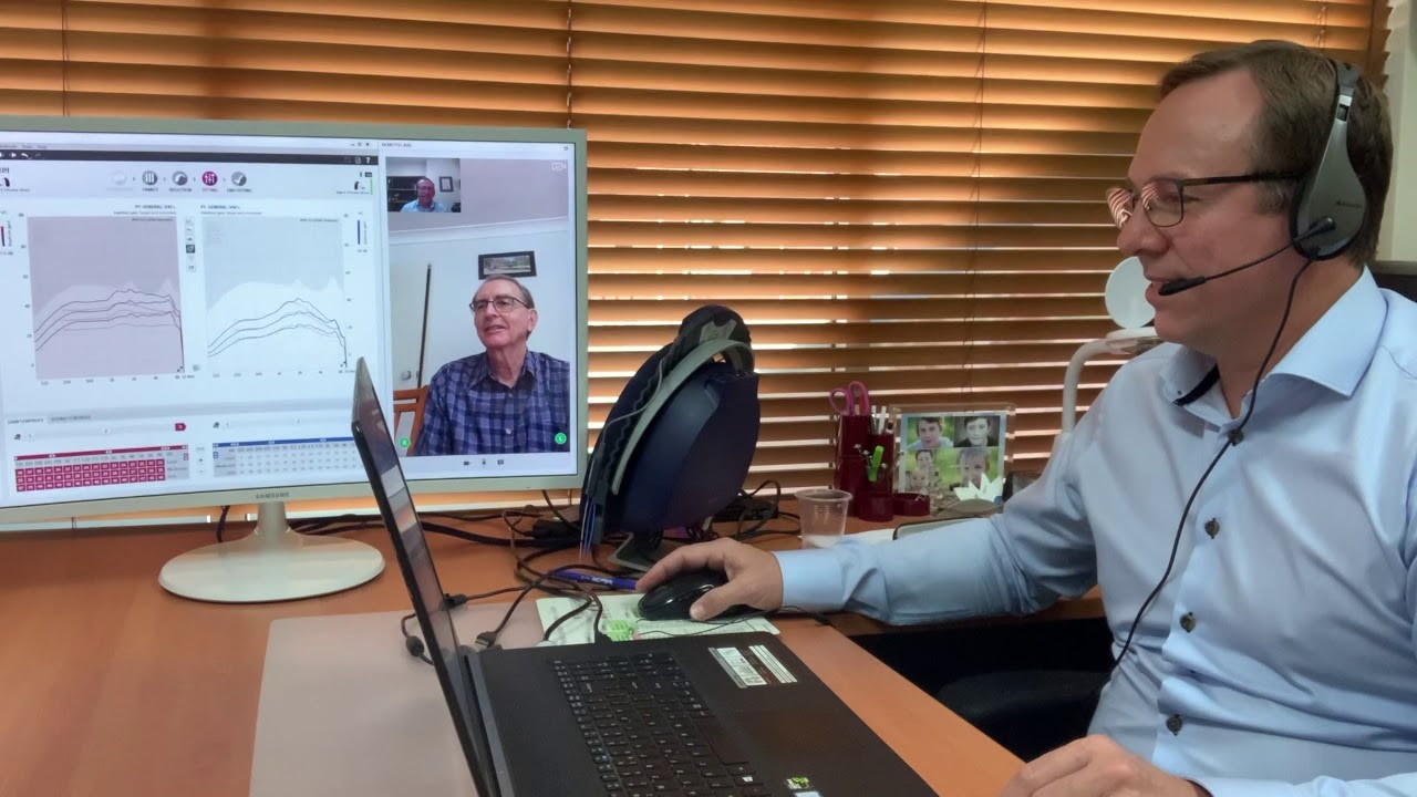 Oticon Remote Care Demonstration Video at Harmony Hearing