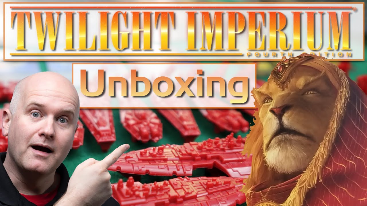 Twilight Imperium 4th Edition Unboxing - Detailed Look at Entire Game!