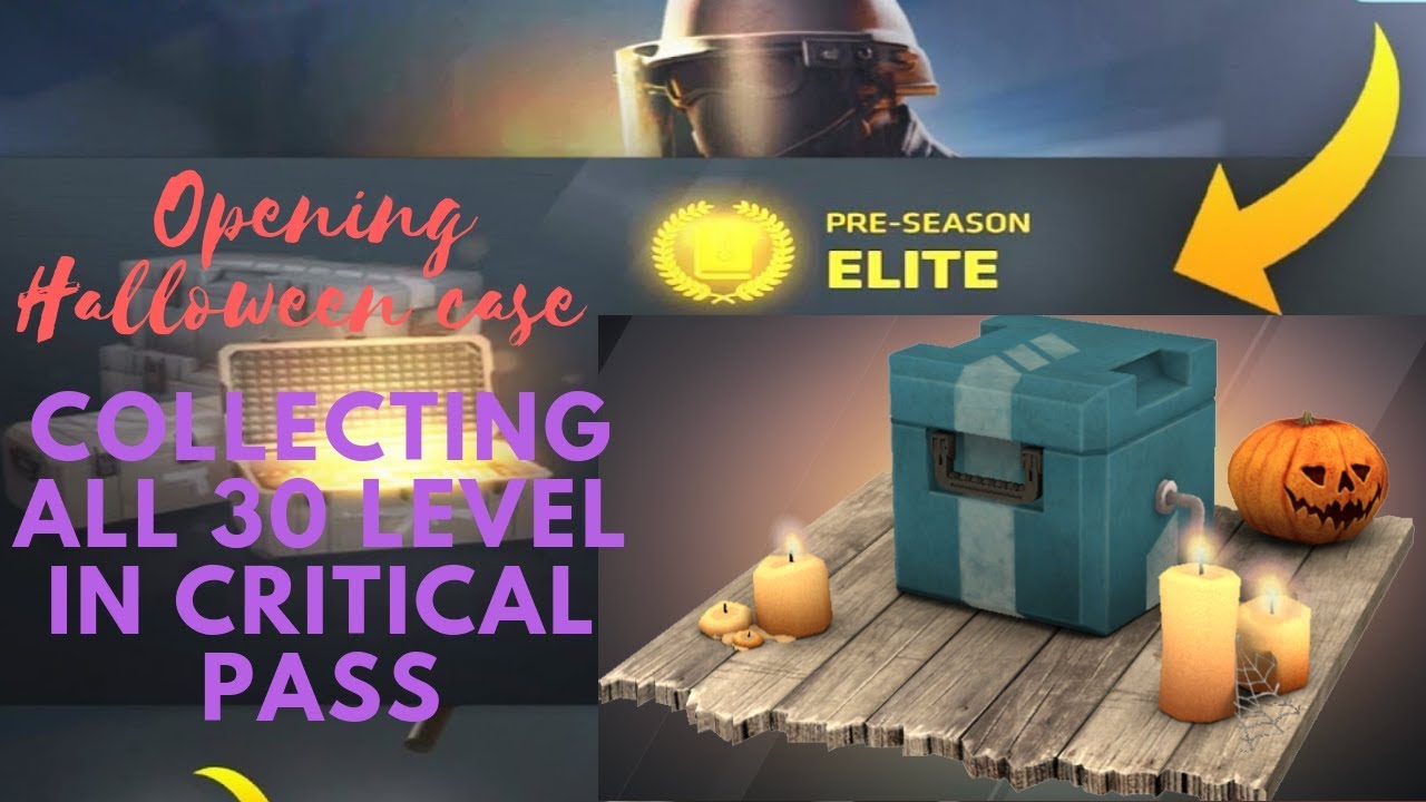 OPENING HALLOWEEN CASE&COLLECTING ALL 30 LEVELS OF CRITICAL PASS! | Critical Ops