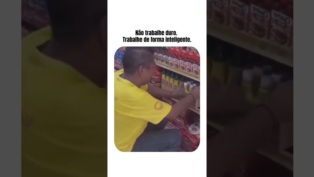 N&atilde;o trabalhe duro. Trabalhe de forma inteligente.