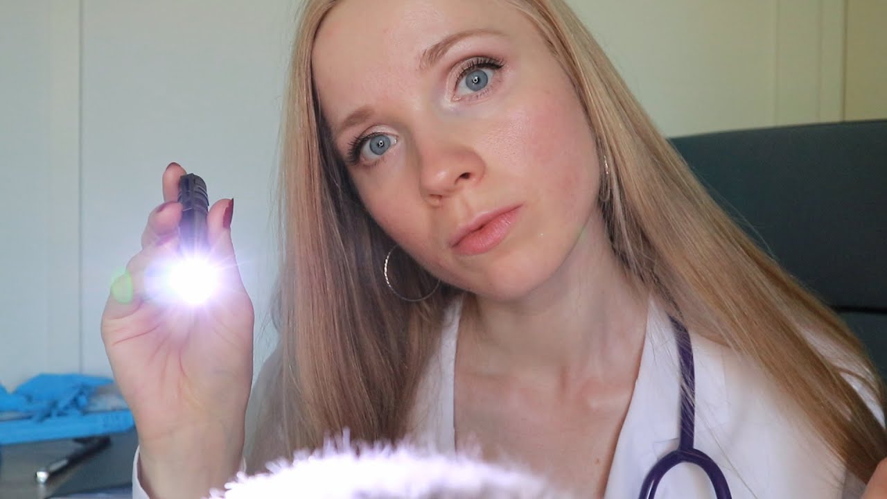 Lääkäri Roleplay 👩‍⚕️ASMR Suomi💤Nukahdat 15 minuutissa! (Kuiskailua, Triggereitä, Tutkimukset)