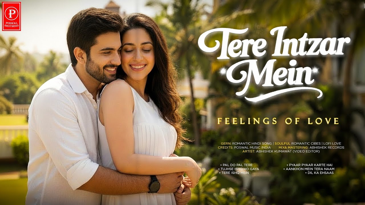 💕 Tere Intzar Mein | 🌹 Evergreen Romantic Songs (2026) | ❤️ Hindi Song #90s #hindisong