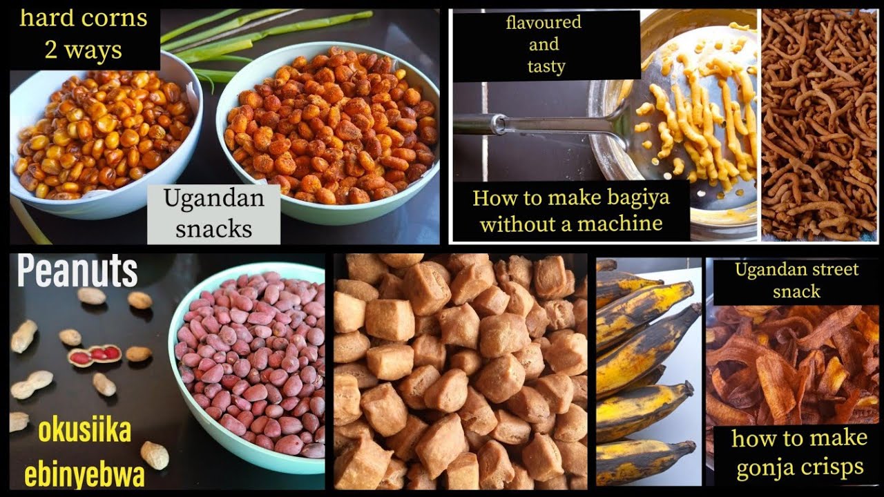 5 ugandan snacks / how to make ugandan street snacks. #video #snacks #2025  #ugandankitchen #uganda
