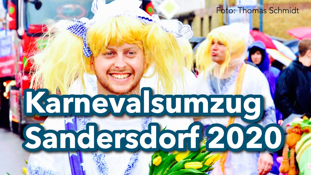 Karnevalsumzug in Sandersdorf