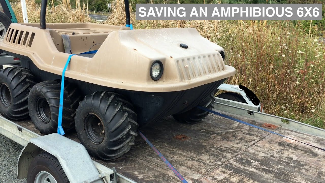 Спасение амфибийного транспортного средства Max II 6x6.