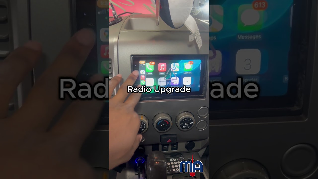 Factory Radio to Apple CarPlay in This Nissan Titan 🔥