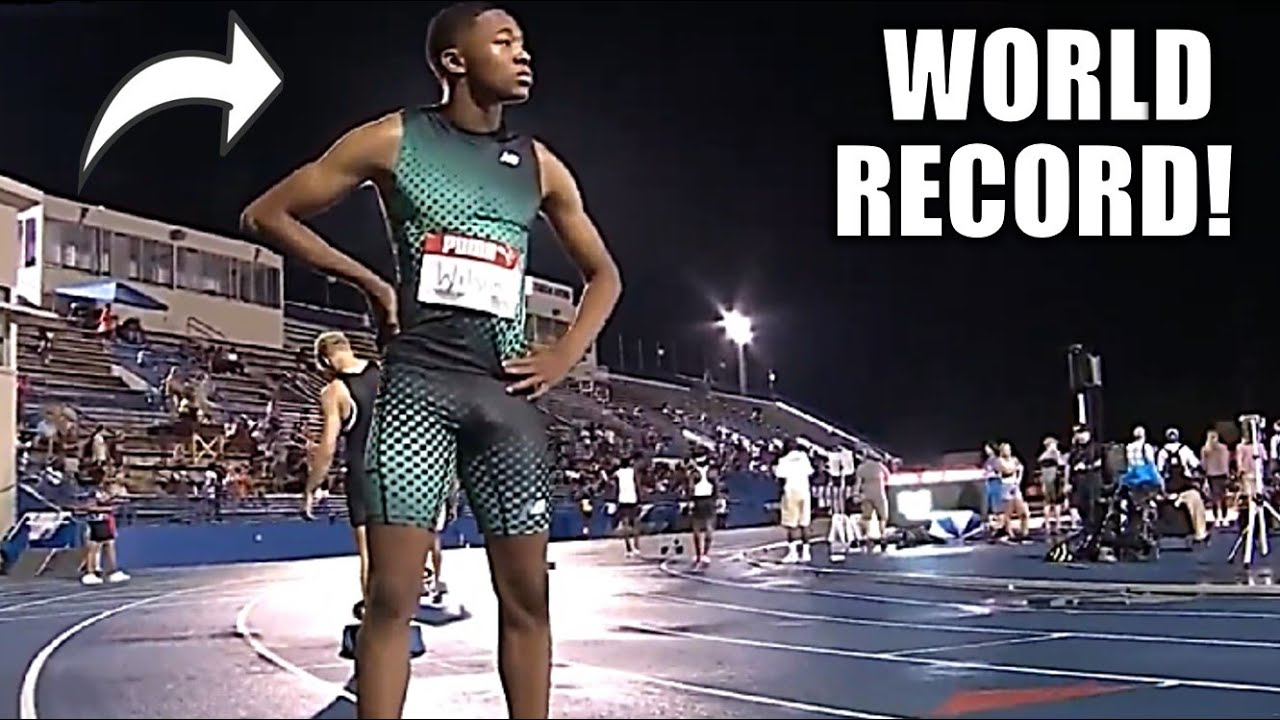 UNBELIEVABLE! Quincy Wilson SHATTERS WORLD Youth Record IN 400 Meters || 2024 Holloway Pro Classic
