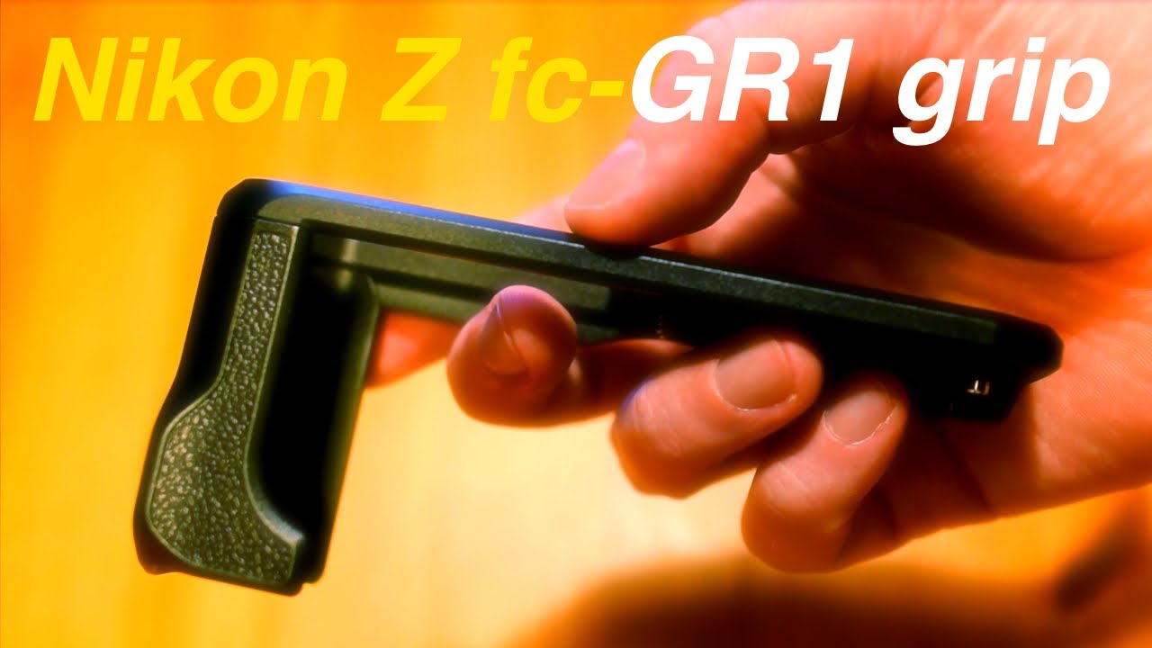 Nikon Z fc-GR1 extension grip with the black Nikon Z fc