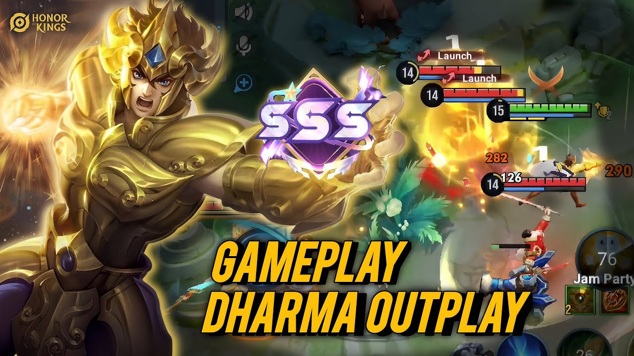 The Power of Dharma 🔥 Insane Combo & Outplay Moments | HoK Gameplay