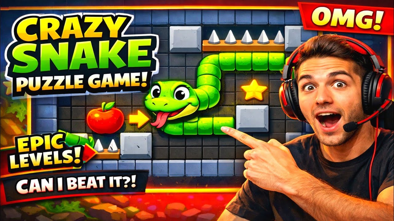 Playing snake puzzle