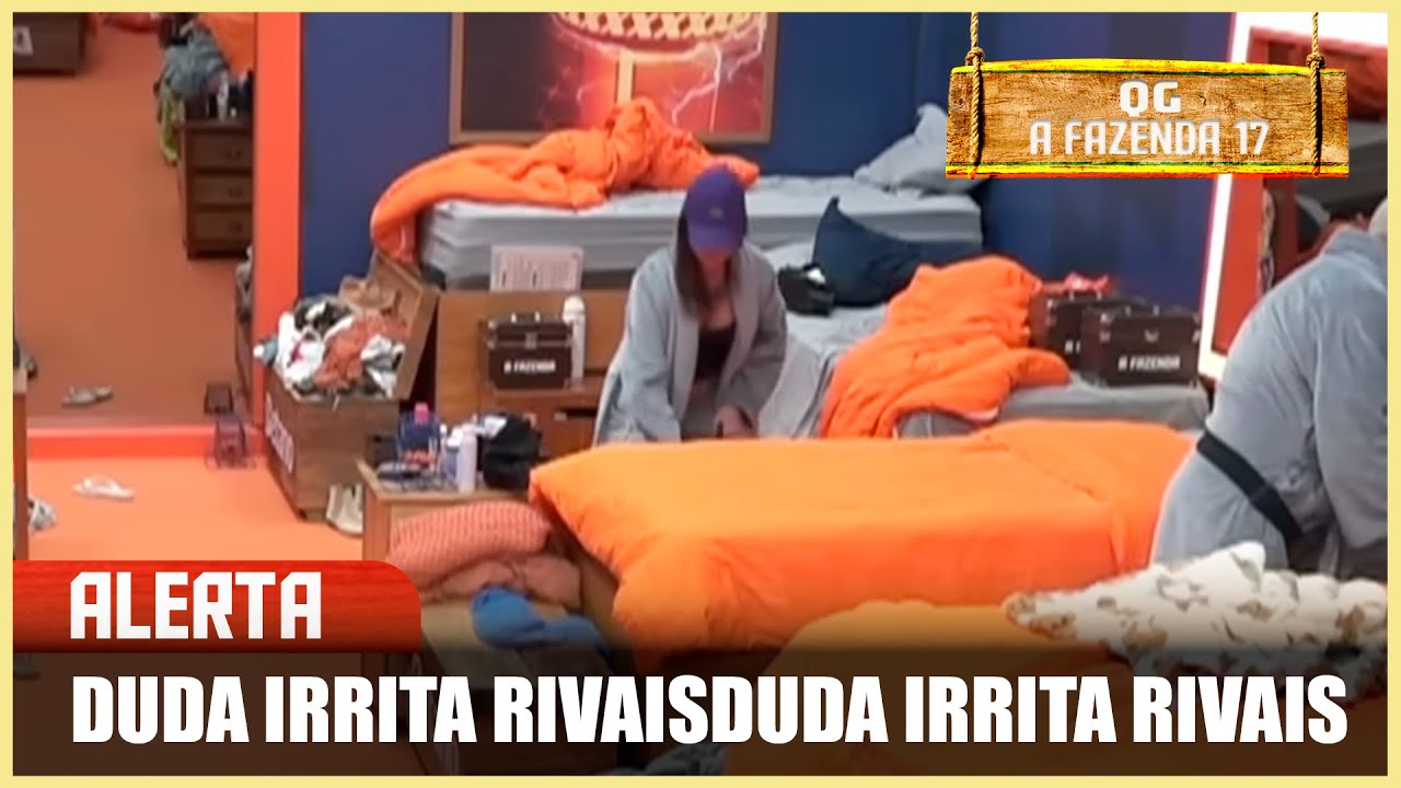 Duda mexe nas gavetas e coisas dos rivais e causa irritação