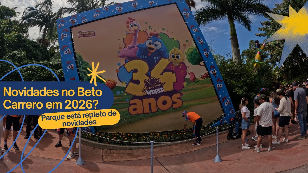 Galinha Pintadinha chega ao BETO CARRERO em 2026! + Novidades