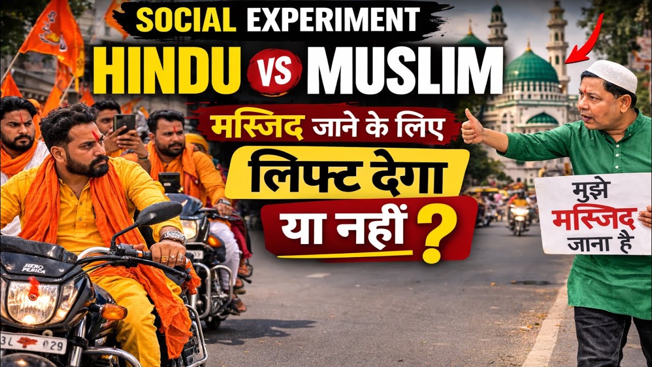 Social Experiment | Social Experiment in India | Social Experiment Hindu Muslim