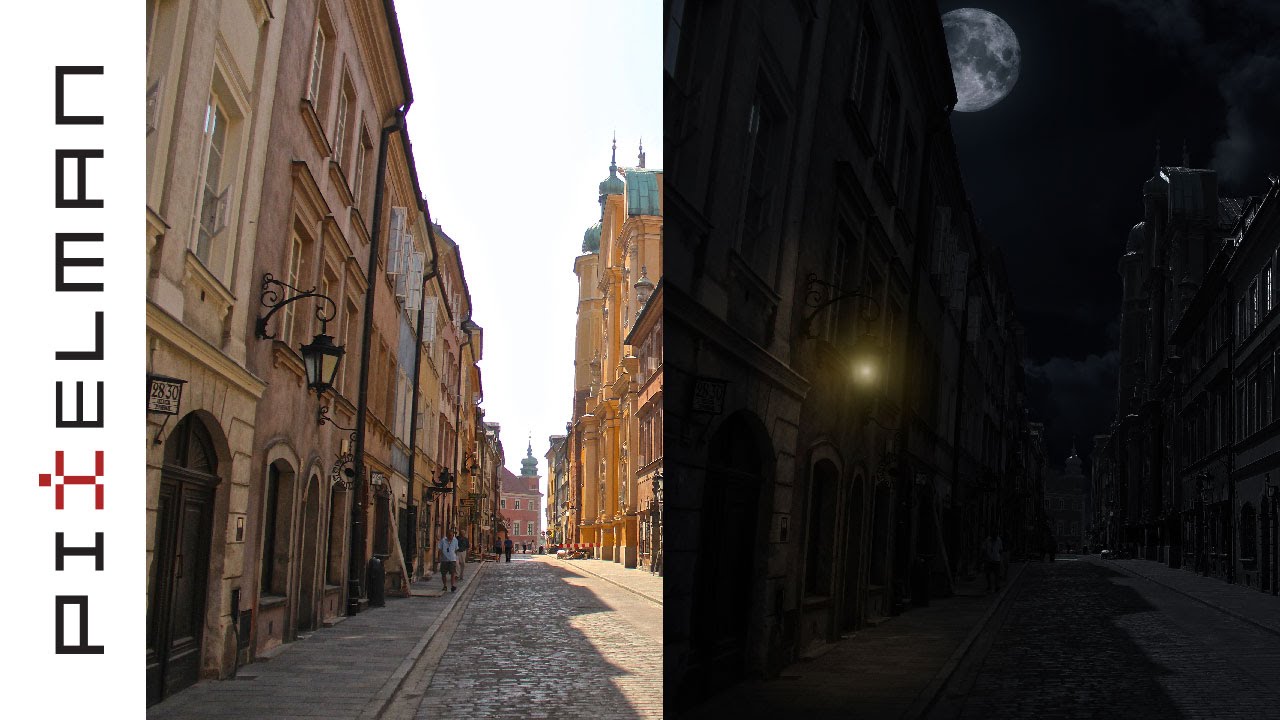 Photoshop tutorial - Jak zamienić dzień na noc