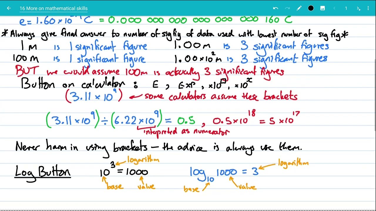 78 Data Handling, trigonometry, and more about algebra | Whiteboard Physics: A-Level Lessons 