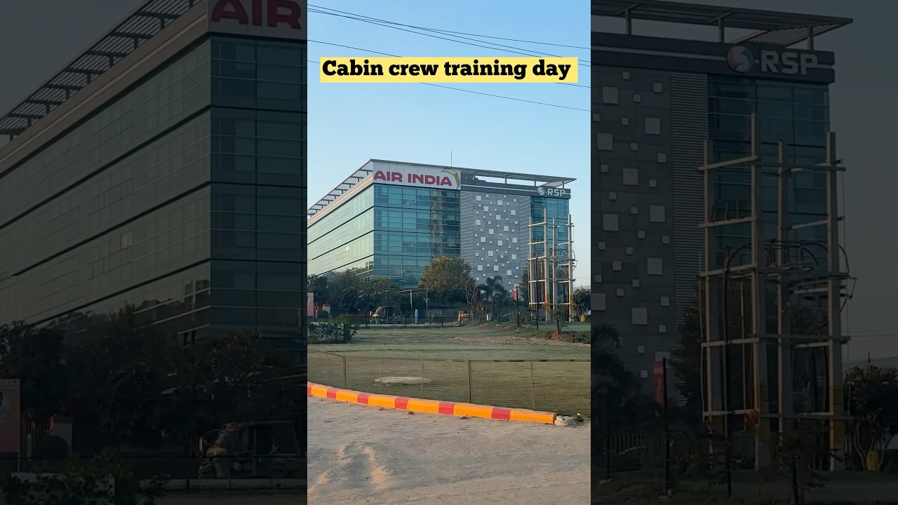 cabin crew training #flightattendant #cabincrew #airindia #trendindshorts #minivlog #funnny