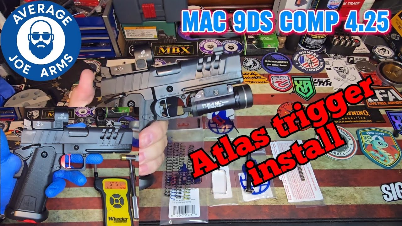Mac 9DS Comp Atlas Trigger ,11lb Recoil , and Dawson Precision 19lb mainspring