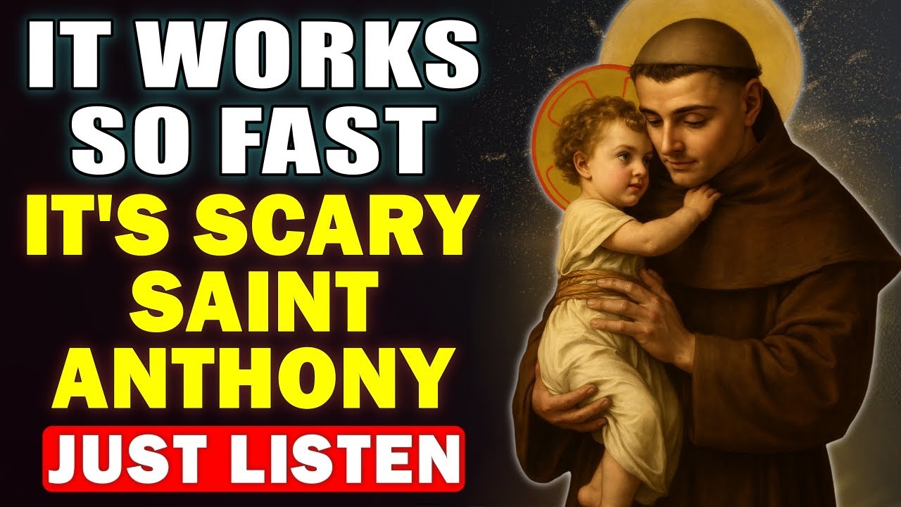 💖ПОЛУЧИТЕ МНОГО ЧУДЕС В ЭТОЙ МОЛИТВЕ О НЕМЕДЛЕННОМ ЧУДЕ - СВЯТОЙ АНТОНИЙ 🙏