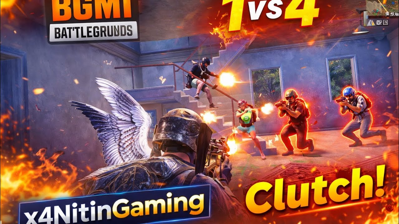 Bgmi new update 30☠️kills in Erangal only 1v4 🥶