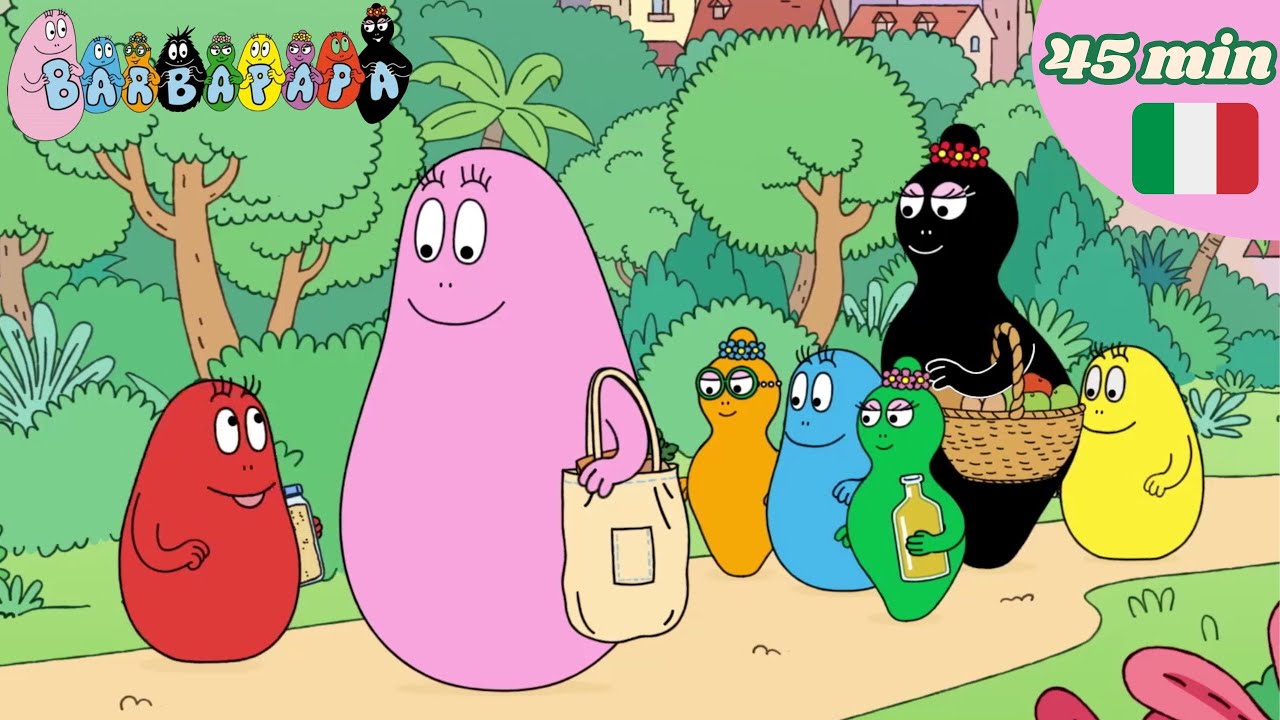 Barbapapà : La famiglia in vacanza! - Compilazione - 5 EPISODI COMPLETI (Cartoni in italiano)