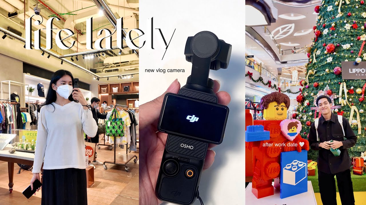 work-life diaries: getting a new vlog camera! DJI Osmo Pocket 3 unboxing & camera test˙✧˖°📷 ༘ ⋆｡˚