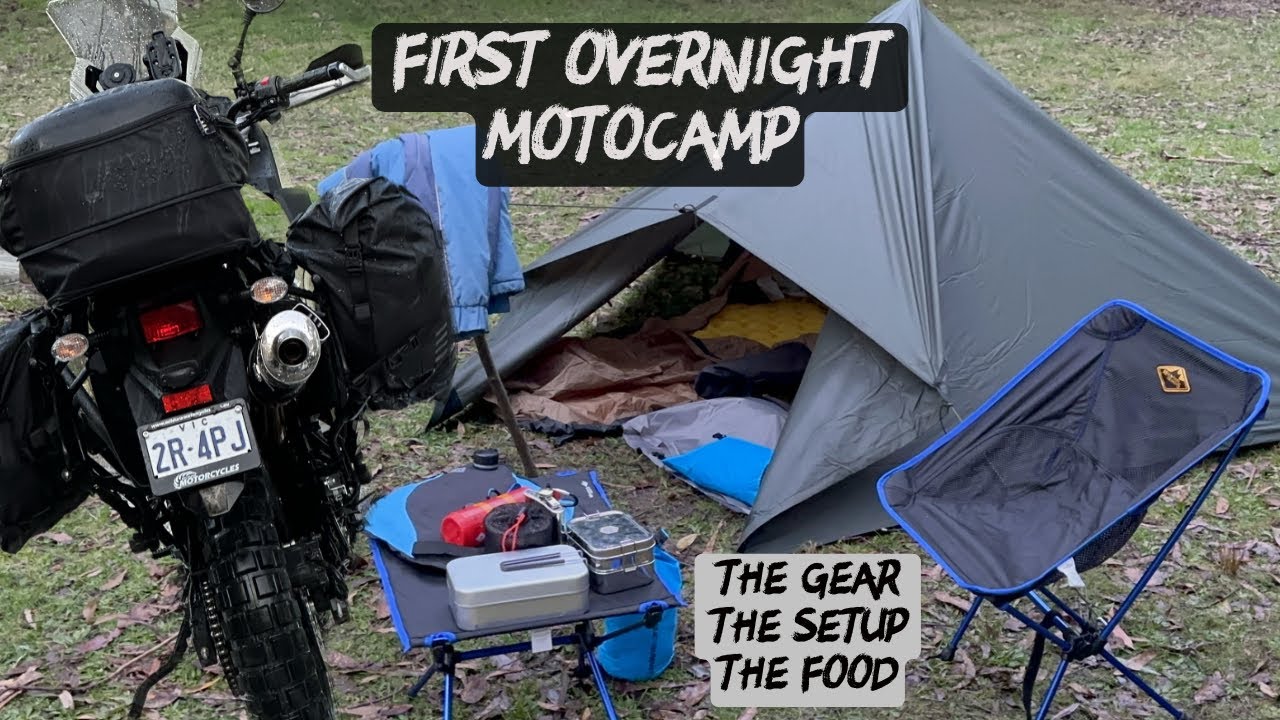 First Overnight Moto Camp | The Gear, Setup & Food.