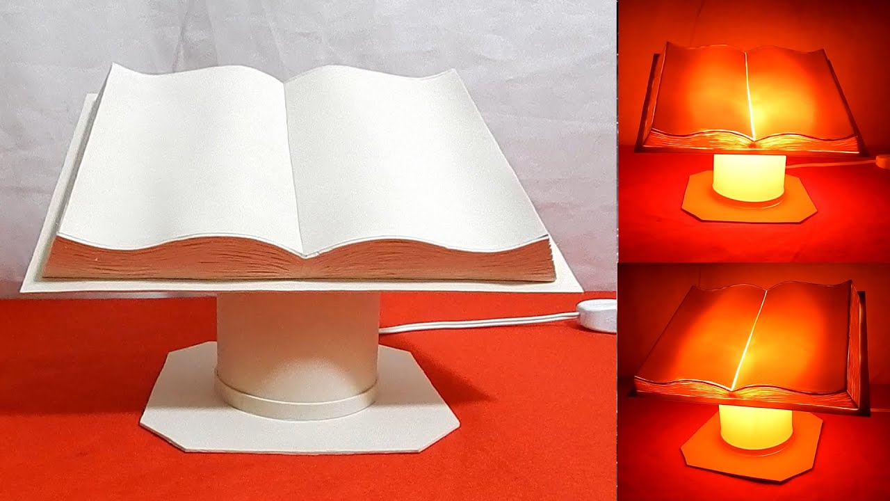 Aprenda fazer uma luminária de pvc bíblia