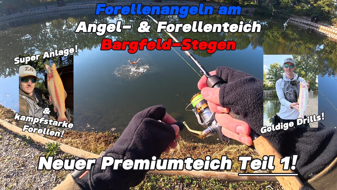 Forellenangeln Teil 1 am Angel- & Forellenteich Bargfeld-Stegen #ulfishing #trout #troutfishing