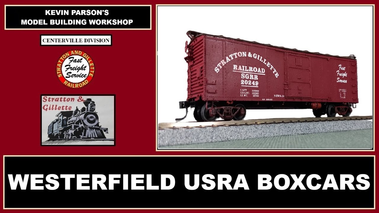Строительство двух товарных вагонов USRA в Вестерфилде